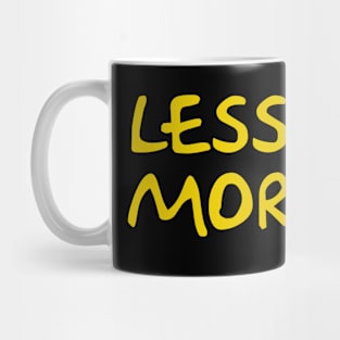 Less Chat, More Hat Mug